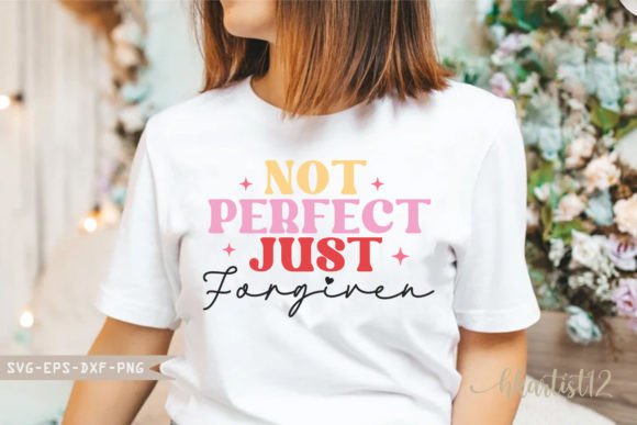 Not Perfect Just Forgiven Retro SVG Review for Real Projects