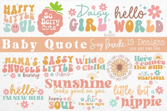 Retro Baby SVG Bundle Review for Real Embroidery Projects