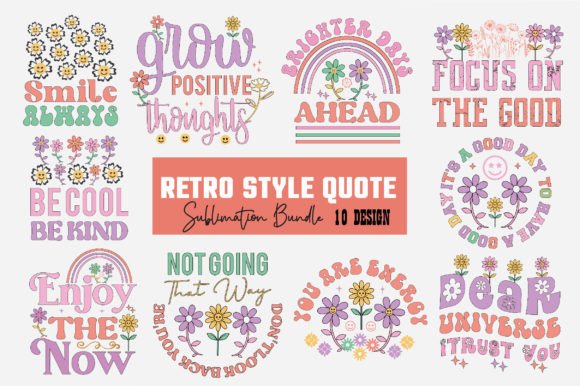 Retro Quote PNG Sublimation Bundle Review for Real Projects