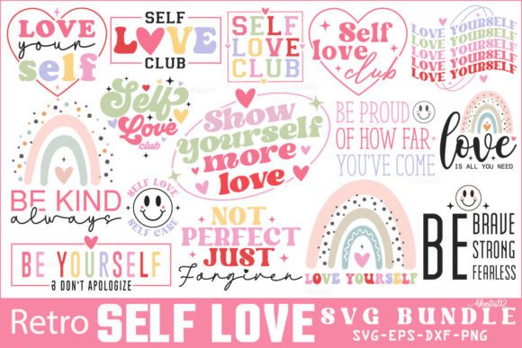 Retro Self Love SVG Bundle Review for Real Projects