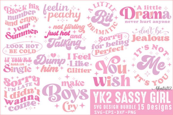 Retro Yk2 Sassy Girl SVG Bundle: A Designer’s Practical Take