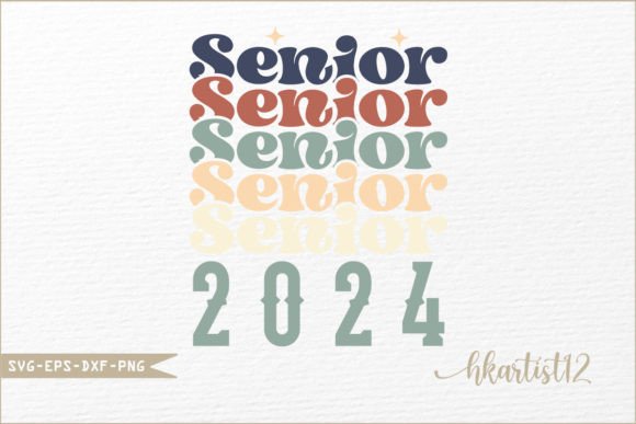 Senior 2024 SVG Review: A Retro Graduate Design for Real Projects