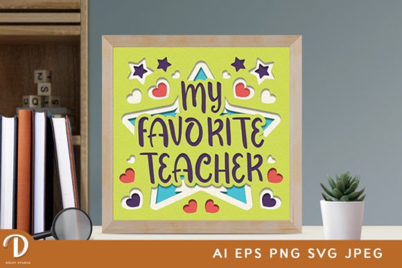 Teacher’s Day Favorite Quote 3D SVG Review for Real Projects